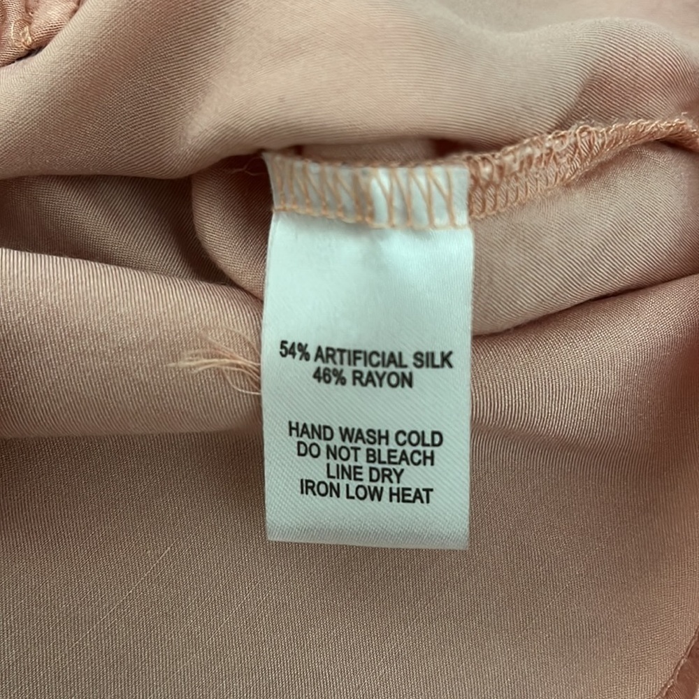 Lulus Sweet and Chic Dusty Pink Satin Button-Up Short Sleeve Top - Picture 10 of 11